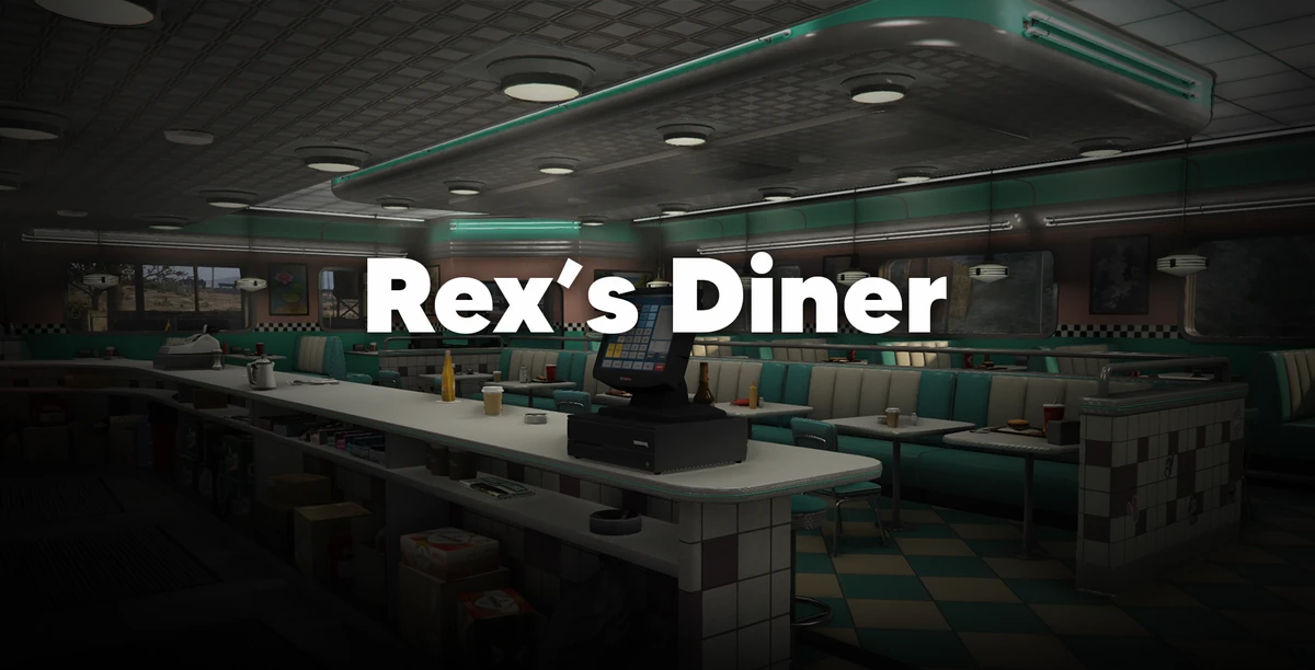 Rex’s Diner MLO – Fully Open Source | High-Quality FiveM Interior